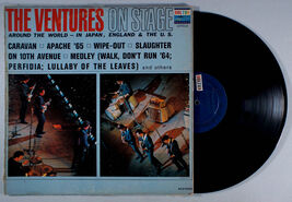 Ventures - On Stage (1965) Vinyl LP • Live, Wipe Out, Pedal Pusher, Caravan - $187.65 MXN