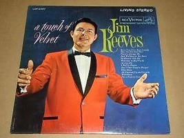 Jim Reeves Touch Of Velvet Record Album 1962 RCA Label - $39.99