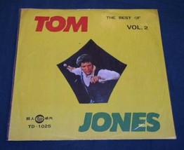 TOM JONES VINTAGE TAIWAN IMPORT RECORD ALBUM LP - $39.99