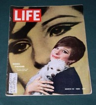 BARBRA STREISAND VINTAGE LIFE MAGAZINE 1966 - £51.34 GBP