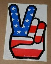 Peace Hippie Sign Sticker Vintage 1969 Atomic Energy - £19.91 GBP