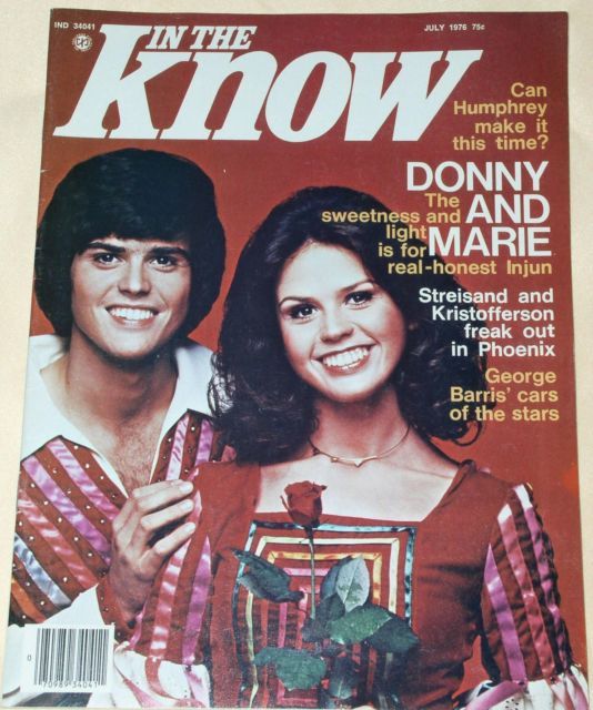 DONNY AND MARIE MAGAZINE VINTAGE 1976 - $24.99