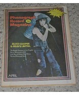 Alice Cooper Phonograph Record Magazine Vintage 1973 - $54.69 CAD