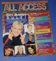 N SYNC SOFTBOUND BOOK VINTAGE 1999 ALL ACCESS - £20.02 GBP