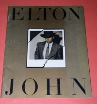 Elton John Concert Tour Program Vintage 1984 Breaking Hearts - $64.99