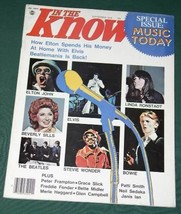 Elton John Bowie Elvis Beatles In The Know Mag 1976 - £31.89 GBP