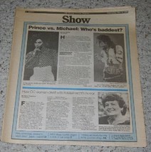 Michael Jackson Show Newspaper Supplement Vintage 1988 - £22.64 GBP