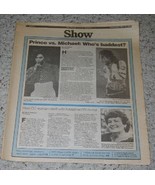Michael Jackson Show Newspaper Supplement Vintage 1988 - $546.81 MXN