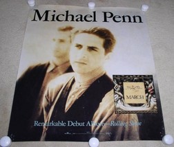 MICHAEL PENN VINTAGE 1989 PROMOTIONAL POSTER - £50.93 GBP