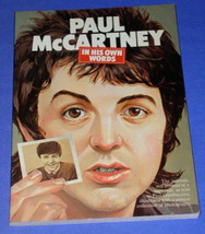 PAUL MCCARTNEY VINTAGE SOFTBOUND BOOK 1976 UK - $39.99