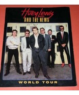 Huey Lewis Concert Tour Program Vintage 1987 Ticket Stub Los Angeles Forum - £96.14 GBP