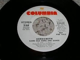 Aerosmith Promotional 45 Rpm Record Steven Tyler - £31.26 GBP