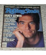 Huey Lewis Rolling Stone Magazine Vintage 1986 - £20.02 GBP