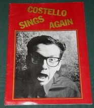 Elvis Costello Concert Tour Program Vintage 1986 - £31.31 GBP