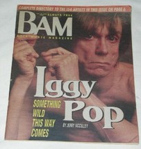 IGGY POP THE STOOGES BAM MAGAZINE VINTAGE 1990 - $24.99