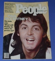 PAUL MCCARTNEY PEOPLE WEEKLY MAGAZINE VINTAGE 1976 - €26,24 EUR