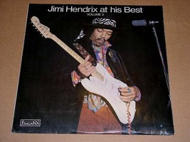 Jimi Hendrix At His Best Volume 2 Album Lp Vintage 1972 SagaPan - $24.99