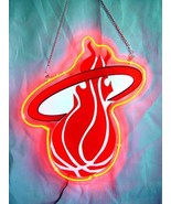 NBA Miami Heat Basketball Neon Light Sign 10&#39;&#39; x 8&#39;&#39; - £155.58 GBP