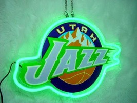 NBA Utah Jazz Basketball Neon Light Sign 10&#39;&#39; x 8&#39;&#39; - £159.07 GBP