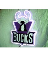 NBA Milwaukee Bucks Neon Light Sign 10&#39;&#39; x 8&#39;&#39; - £155.58 GBP