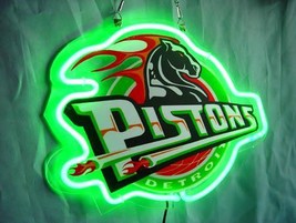 NBA Detroit Pistons Neon Light Sign 10&#39;&#39; x 8&#39;&#39; - £160.05 GBP