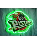 NBA Detroit Pistons Neon Light Sign 10&#39;&#39; x 8&#39;&#39; - £155.58 GBP