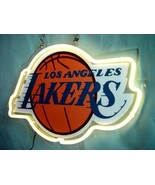 NBA Los Angeles LA Lakers Basketball Neon Light Sign 10&#39;&#39; x 8&#39;&#39; - £155.58 GBP