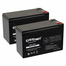 ExpertPower Standard 12V 7AH Rechargeable SLA Battery, (EXP1270-2) - £58.84 GBP