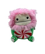 Squishmallows Astrud Bigfoot Peppermint Pinwheel Belly Christmas 8&quot; Plus... - £15.98 GBP
