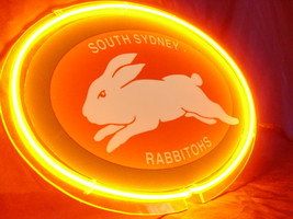 NRL South Sydney Rabbitohs Neon Light Sign 10&#39;&#39; x 8&#39;&#39; - £158.87 GBP