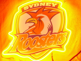 NRL Sydney Roosters Neon Light Sign 10&#39;&#39; x 8&#39;&#39; - £159.07 GBP