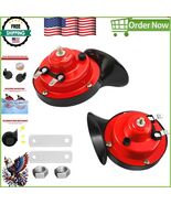 High-Quality 300DB Air Horn Kit, Universal Fit Red Snail Horn for Cars &amp;... - $490.86 MXN