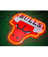 NBA Chicago Bulls Neon Light Sign 10&#39;&#39; x 8&#39;&#39; - £155.58 GBP