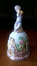 Vintage R. Capodimonte Italy Porcelain Bell - Slight Damage - £12.78 GBP