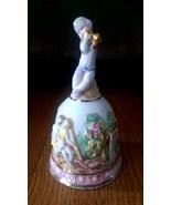 Vintage R. Capodimonte Italy Porcelain Bell - Slight Damage - £12.57 GBP