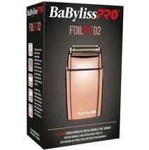 BaByliss PRO FOILFX02 Cordless Metal ROSE GOLD Double Foil Shaver FXFS2RG - £143.94 GBP