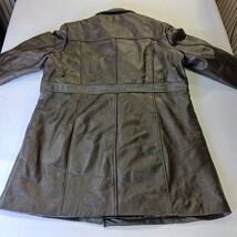 Brown Leather Jacket Women's Size 2XL Excelled Collection Classy Buttons Pockets image 10