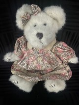 Vintage  Boyds Bear Katie B Berrijam 10&quot; Plush Floral Dress - £9.59 GBP