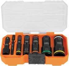 The Klein Tools 65618 Knect Flip-10 Sae Impact Socket Set, And A Modbox ... - £51.35 GBP