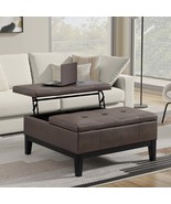 Dover Lift Top Coffee Table Storage Ottoman: Modern, Functional Design - €401,65 EUR