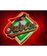 MLB Baltimore Orioles Neon Light Sign 10&#39;&#39; x 8&#39;&#39; - £155.58 GBP