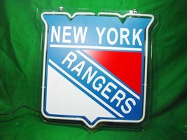 NHL New York Rangers Hockey Neon Light Sign 9&#39;&#39; x 10&#39;&#39; - £155.84 GBP