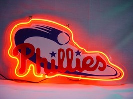 MLB Philadelphia Phillies Baseball Neon Light Sign 10&#39;&#39; x 7&#39;&#39; - £156.53 GBP