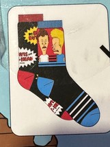 Men&#39;s Unisex Beavis And Butthead Crew Cartoon Socks Shoe Socks 6-12 - £18.95 GBP
