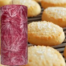 Sugar Cookies Scented Palm Wax Pillar Candle Hand Poured - £19.69 GBP+