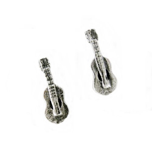 Primary image for Sterling Silver Guitar Post Earrings [Jewelry]