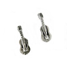 Sterling Silver Guitar Post Earrings [Jewelry] - £8.61 GBP