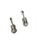 Sterling Silver Guitar Post Earrings [Jewelry] - £8.64 GBP