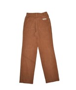 Vintage Brown Pants Womens 2 Straight Leg High Waist Mom Prarie Trousers... - £18.98 GBP