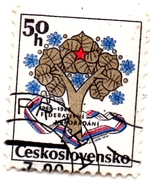 Collectible Used Czechoslovakia Postage Stamp - 1989 - $3.99